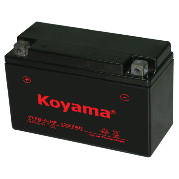 YT7B-4 Sealed Maintenance Free Battery 12V SMF Powersport Motorcycles Scooters ATVs