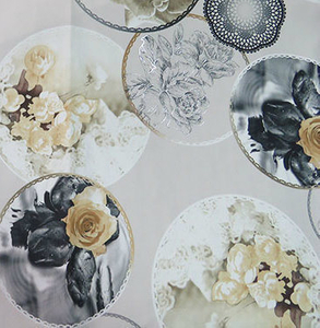 Gold Printing Velvet Fabric for Sofa