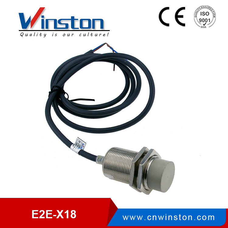 E2E-X10 E2E-X18 10mm 18mm NPN PNP Sensor de interruptor inductivo de descarga sin descarga