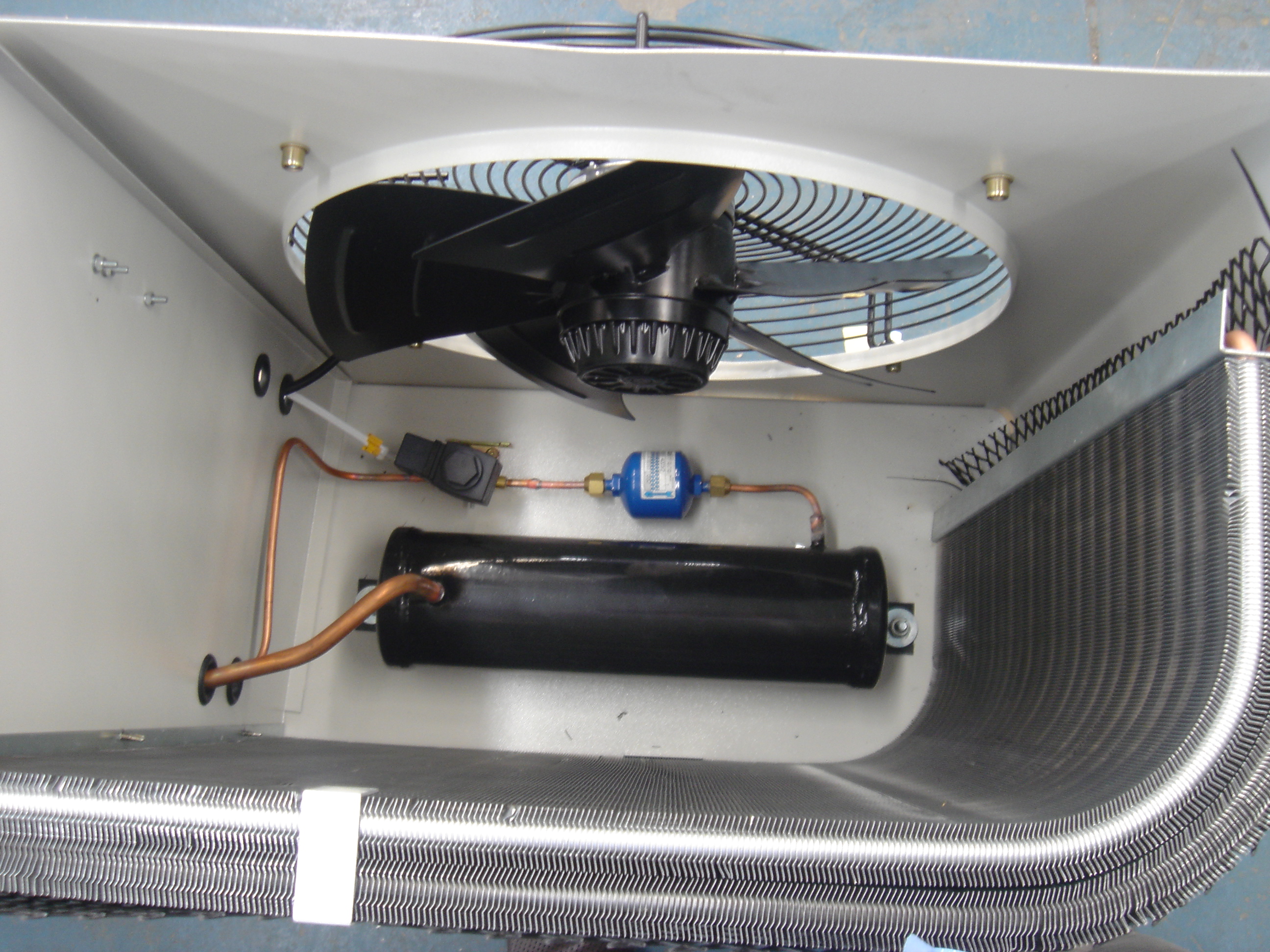 Unità di condensazione raffreddata aria a forma di scatola R404A/R22 usata per cella frigorifera