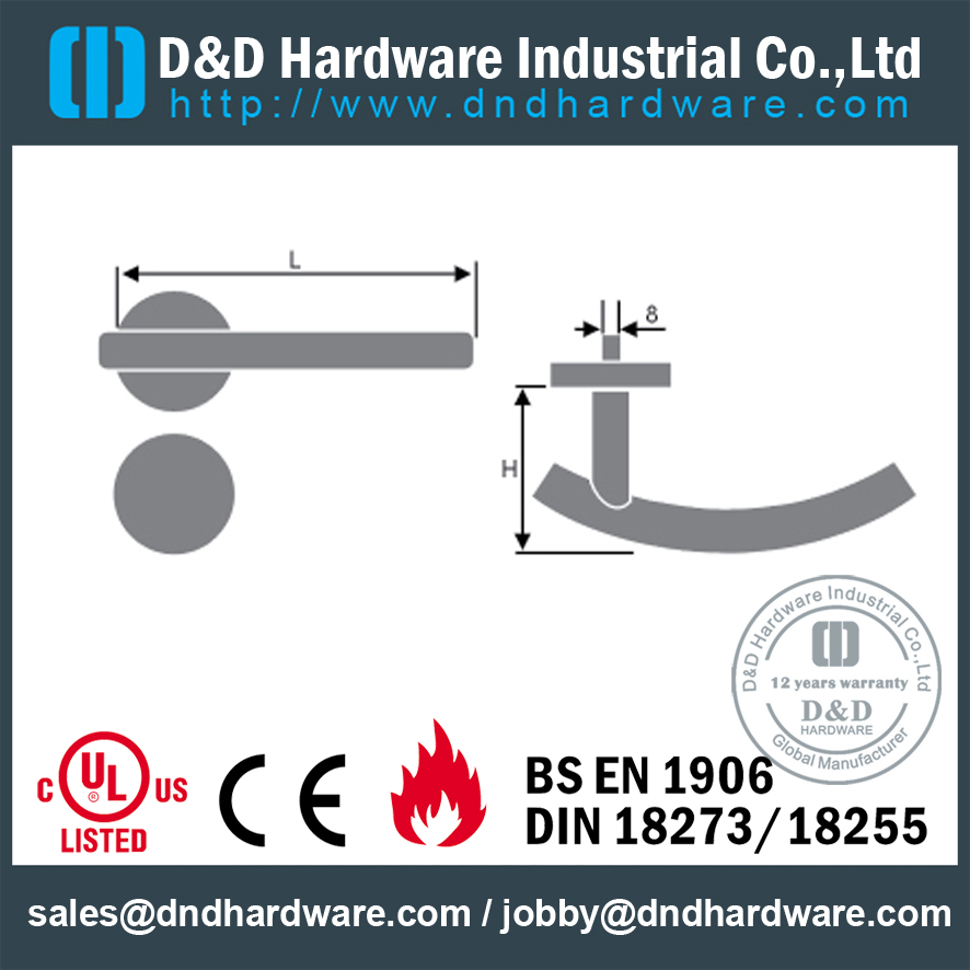 专业生产不锈钢圆管拉手 - DDTH013
