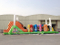 RB5062 （14x4m） Inflatable Commercial Kids Obstacle Course For Sale,Inflatable Castle Obstacle For Sale