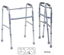 Aluminium Alloy Foldable &amp; Height Adjustable Walker with CE