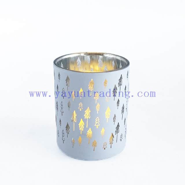 2020 New Arrival Products Laser Engraving Glass Candle Holder