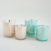 Christmas home decorative votive silver mercury glass tealight candle holders 6oz 13oz