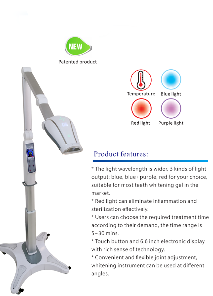 Magenta MD-775 Teeth Whitening Lamp Dental LED Bleaching Machine with Temperature Controllable