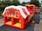 RB5203(20x4x5m) Inflatable long car Obstacle Course For Kids