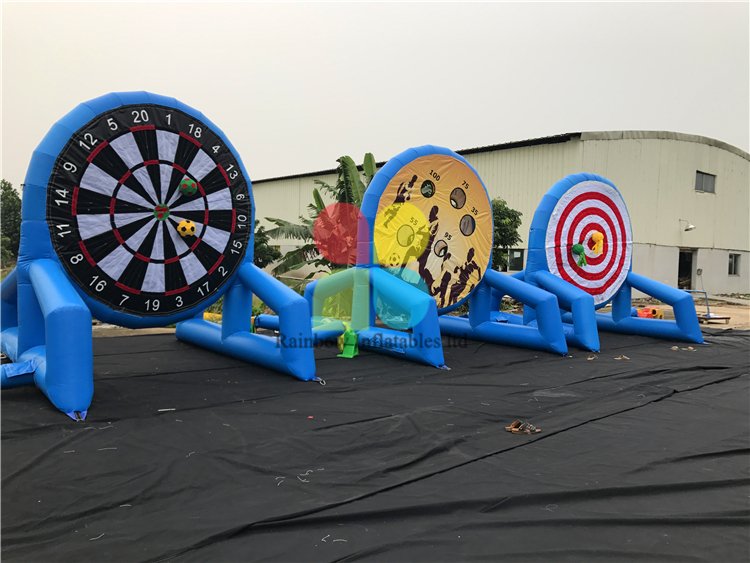 RB9126(dia 3.5m) Inflatable Various features football darts 3 in 1 hot sale 