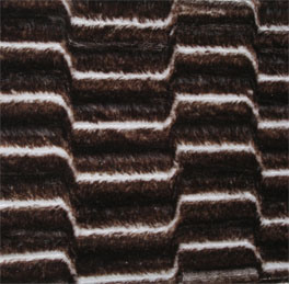 PV Plush Sofa Fabric with Brushing Stripes