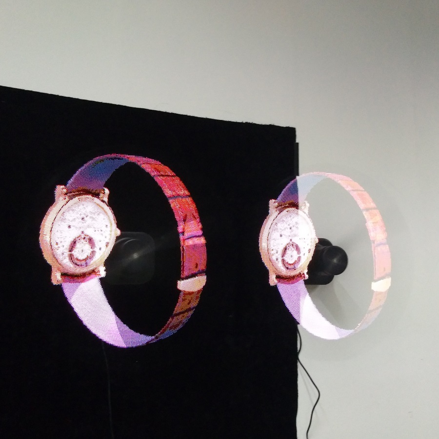 43 cm High Resolution Holographic 3d led fan display