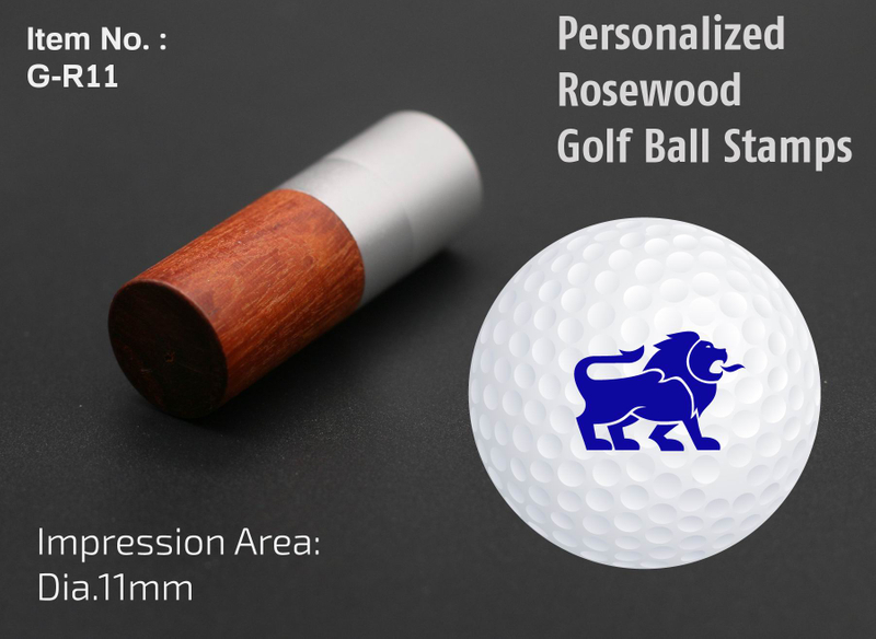 Rosewood round golf ball stamps G12 Dia.12mm permanent ink Buy Golf