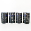 Flat Bottom Cylinder Creative Glass LED Electric Candles Jars For Decor