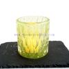 12oz handmade green thick votive glass candle holders