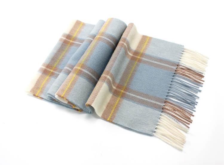 Plaid wol serp in veelkleurige