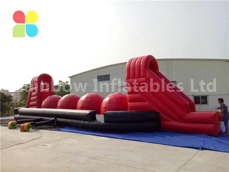 RB9004-1(17x6.3x3.9m) Inflatable Large Baller Game/Inflatable Wipeout Sport Game For Fun