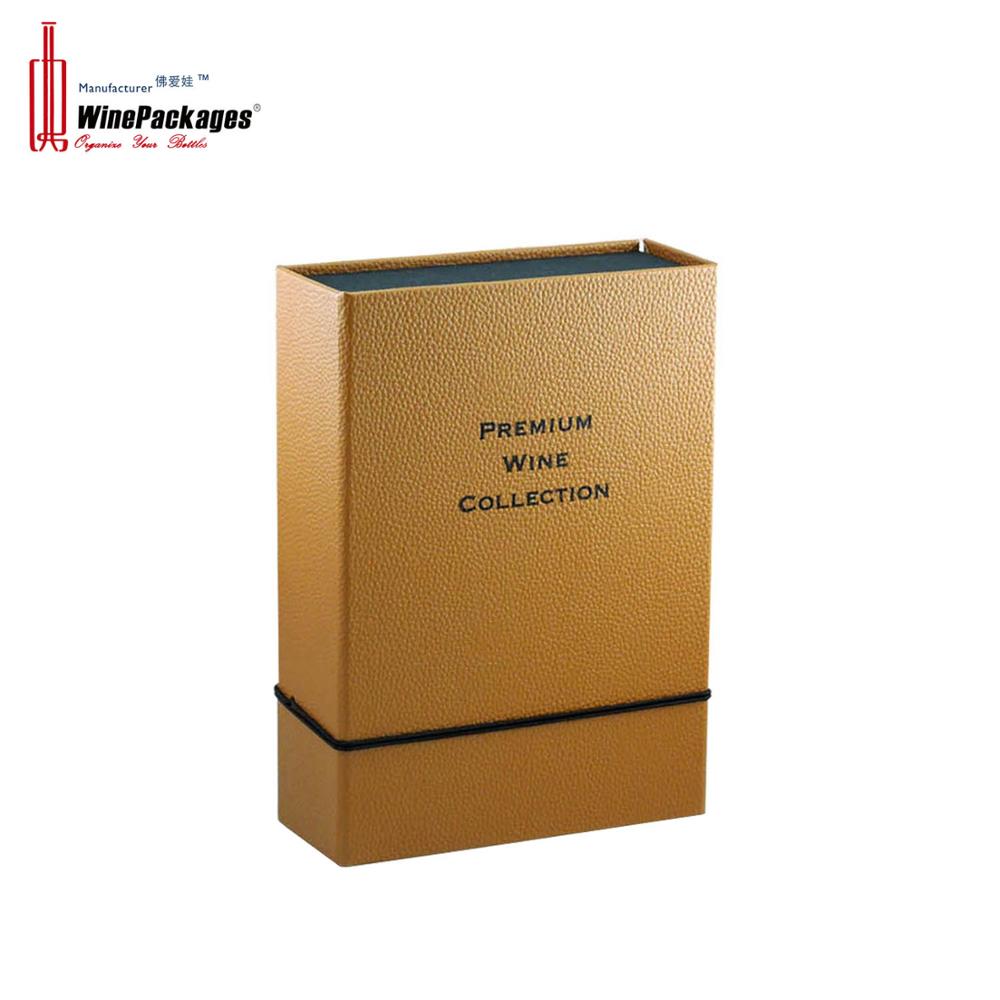 High quality customized leather wine gift box