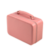 かわいいジュエリーボックス 鏡付きの宝石箱 アクセサリーケース 大容量　持ち運び　ピンク