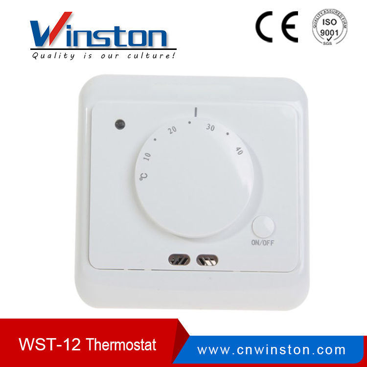 WST-12 220 / 230V Sistema de calefacción de CA Termostato de ambiente digital programable LCD