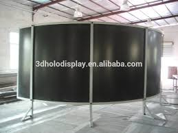 Large Curved Projection Screen for Flight Simulator System