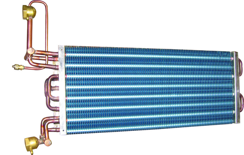 Evaporador de aleta de aluminio de tubo de cobre para cámara frigorífica de baja temperatura