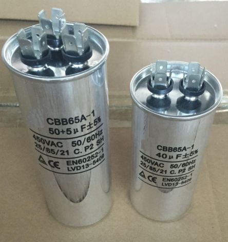Condensateur de fonctionnement du moteur Cbb65 15uf pour réfrigérateur