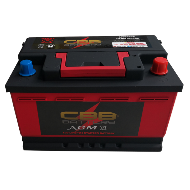 12V 40ah Lithium Battery DIN Standard AGM Car Batetry LFP56678