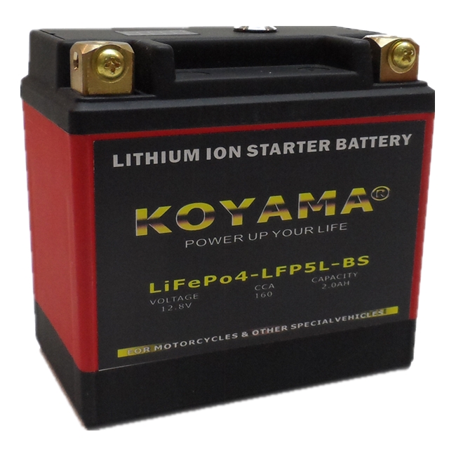 12.8V 2ah Motorcycle LiFePO4/Lithium/LFP Battery for Motorcycle LFP5L-BS