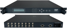 Decodificador IP satelital HPS864 8CH DVB-S2 con salida de 64 Spts