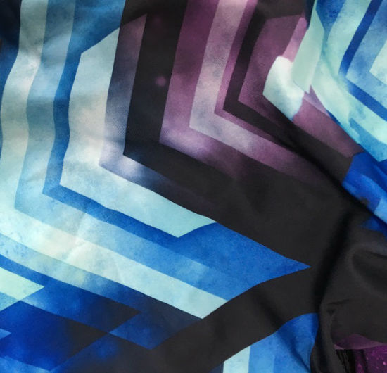 Spandex Fabric for Swimwear with Transfer Printing Polyester Fabric