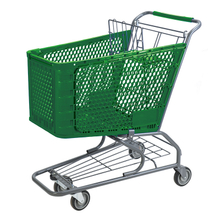 Plastic Shopping Cart P-3(160L)