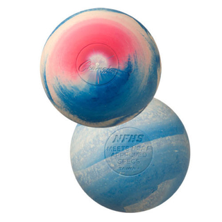 Professional multicolored lacrosse ball for training