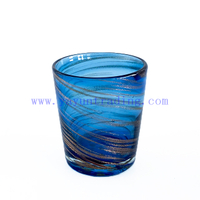 High Quality Horn Shaped Glass Candle Jars for Home Decoration