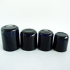 Wholesale 3oz 5oz 6oz 7oz 8oz 10oz 13oz 15oz 16oz 20oz Shiny Black Cylinder Glass Candle Bowls