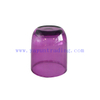 180ml Glossy Purple Glass Candle Jar