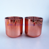 votives candle jars 16 oz rose gold glass candle containers for candle making