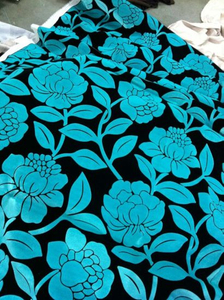 Nylon Flocking Furniture Upholstery Fabric