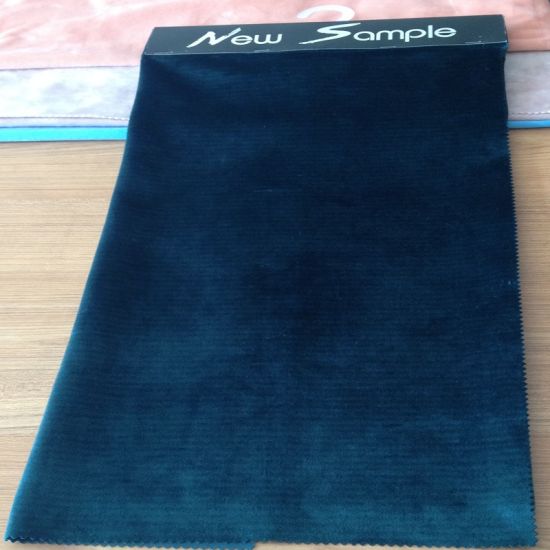 Chinese Sofa Fabric for USA Wholesale Good Reputation Stretch Dubai High Quality Polyester Velvet Fabric for Sofa