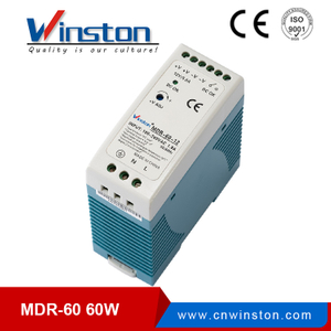 Precio de fábrica directo 60W 24V MDR-60-24 Controlador LED de riel DIN