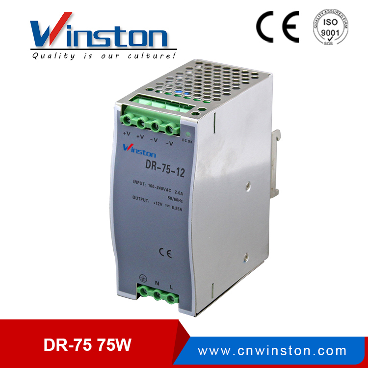 DR-75 Fuente de alimentación conmutada de carril DIN