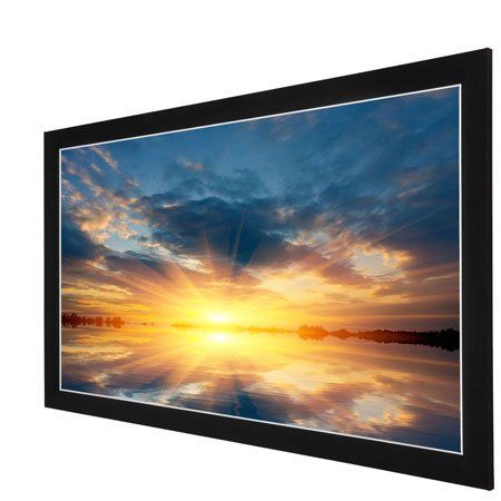 Hot Sell HD Customized Wall Mount large Fixed Frame Projector Screen With Front Projection