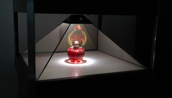 360度全息展示柜100厘米