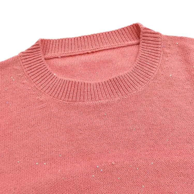 Mn&aacute; P&eacute;itseog B&aacute;ndearg Babhta Muine&aacute;l Sequin Muinchille Gearr 4