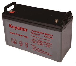 12V 110AH High Quality Deep Cycle Lead Carbon Battery NPC110-12