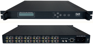 Modulador codificador SD HP4136A 12IN1 DVB-T MEPG2/H.264