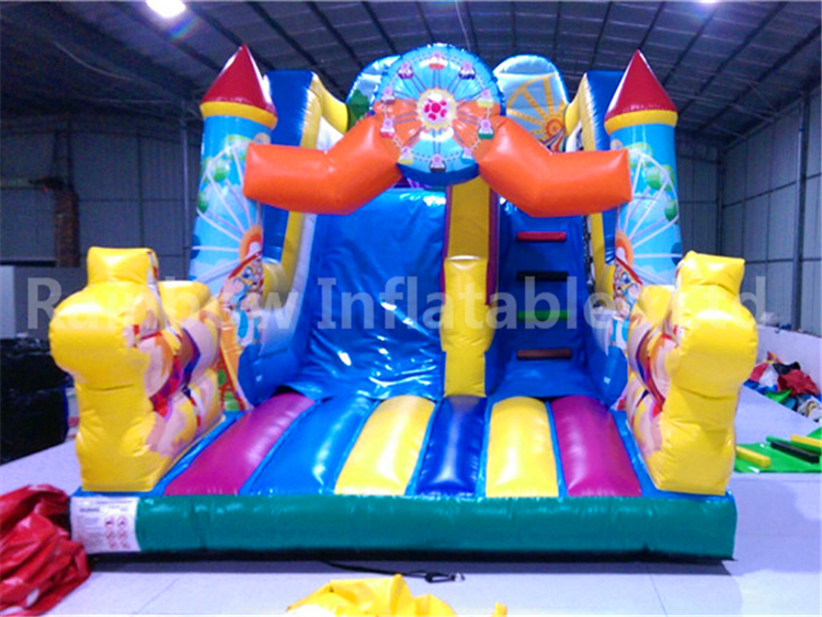 RB8016(5.4x3.5x4m) Inflatable Giant Slide Inflatable Bouncy Castle With Water Slide