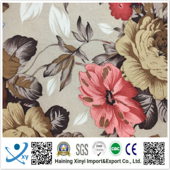 China Manufacturer Fashion Lady Dress Silk Wholesale Chiffon Floral Digital Printed Fabric