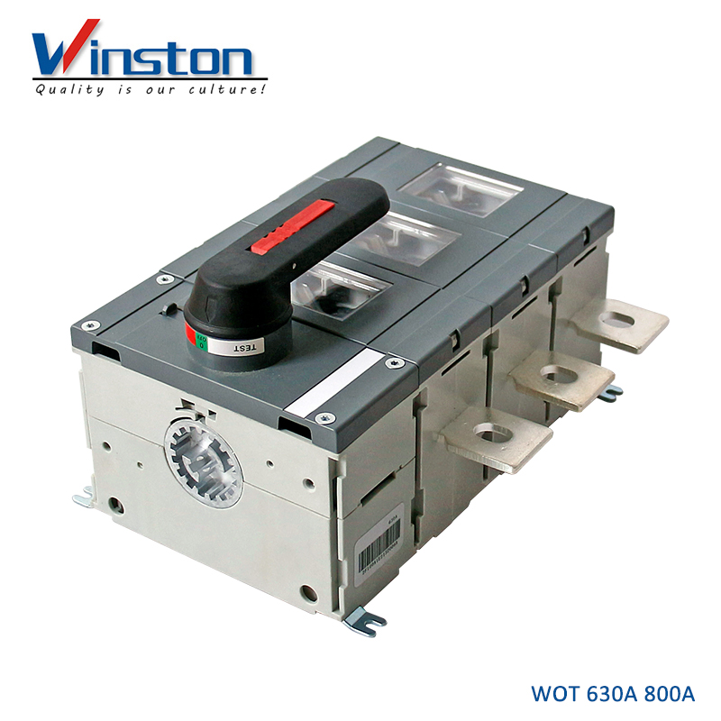 Interruptor de aislamiento de carga WOT 630A 800A de alto voltaje