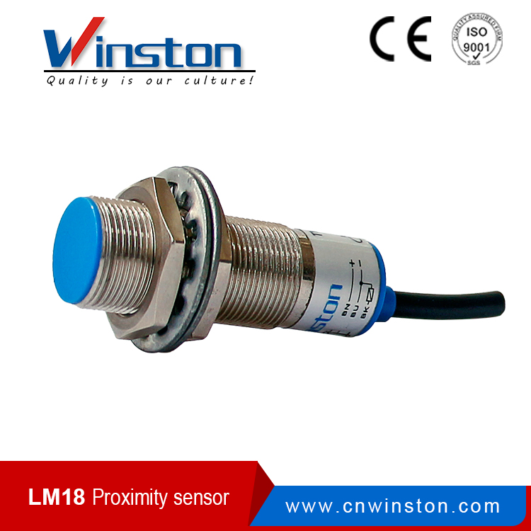 Sensor de interruptor de proximidad inductivo IP67 Flush LM18 NO NC