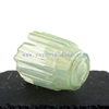 New shape green color handmade creative candle jars
