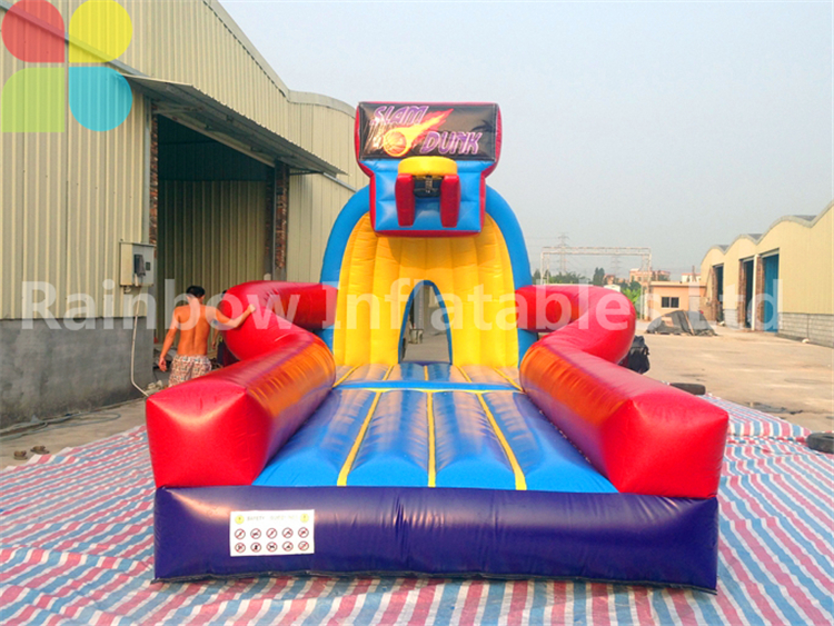 RB91004(8.2x4.7x3.8m) Inflatable Basket Ball Sport Game For Outdoor Playground